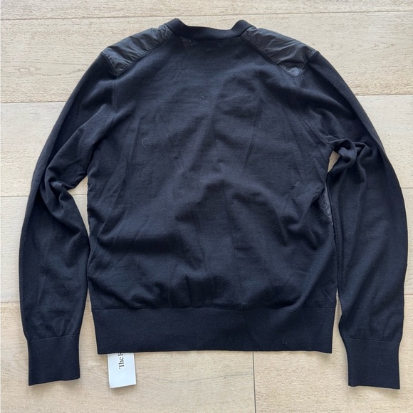 Monclear Maglia Tricot V-Neck Cardigan Sz S black - Picture 4 of 11